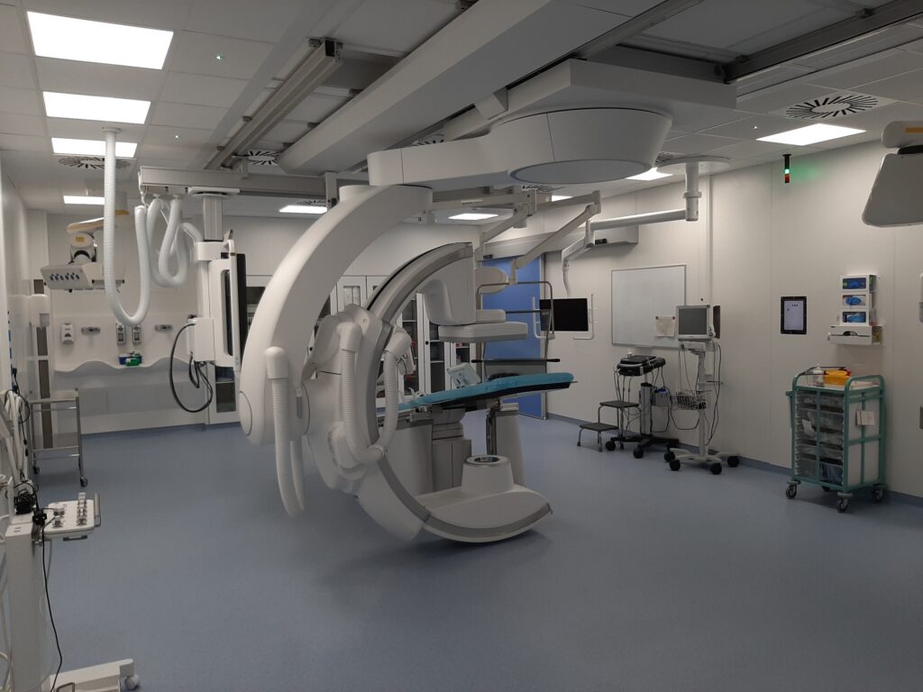 Interventional radiology room, Royal Preston Hospital